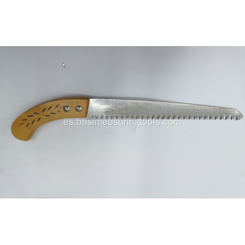 Sierra de mano de acero inoxidable para herramientas manuales de corte de jardín